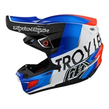Troy Lee Designs SE5 Composite HELMET - Qualifier White/Blue - XS - 182559051