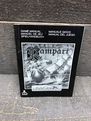 Rampart (Instruction Manual Only) Atari Lynx 7B