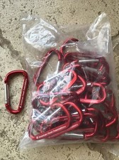 Pack of 25 Mini Carabiners Spring Clip Keychain