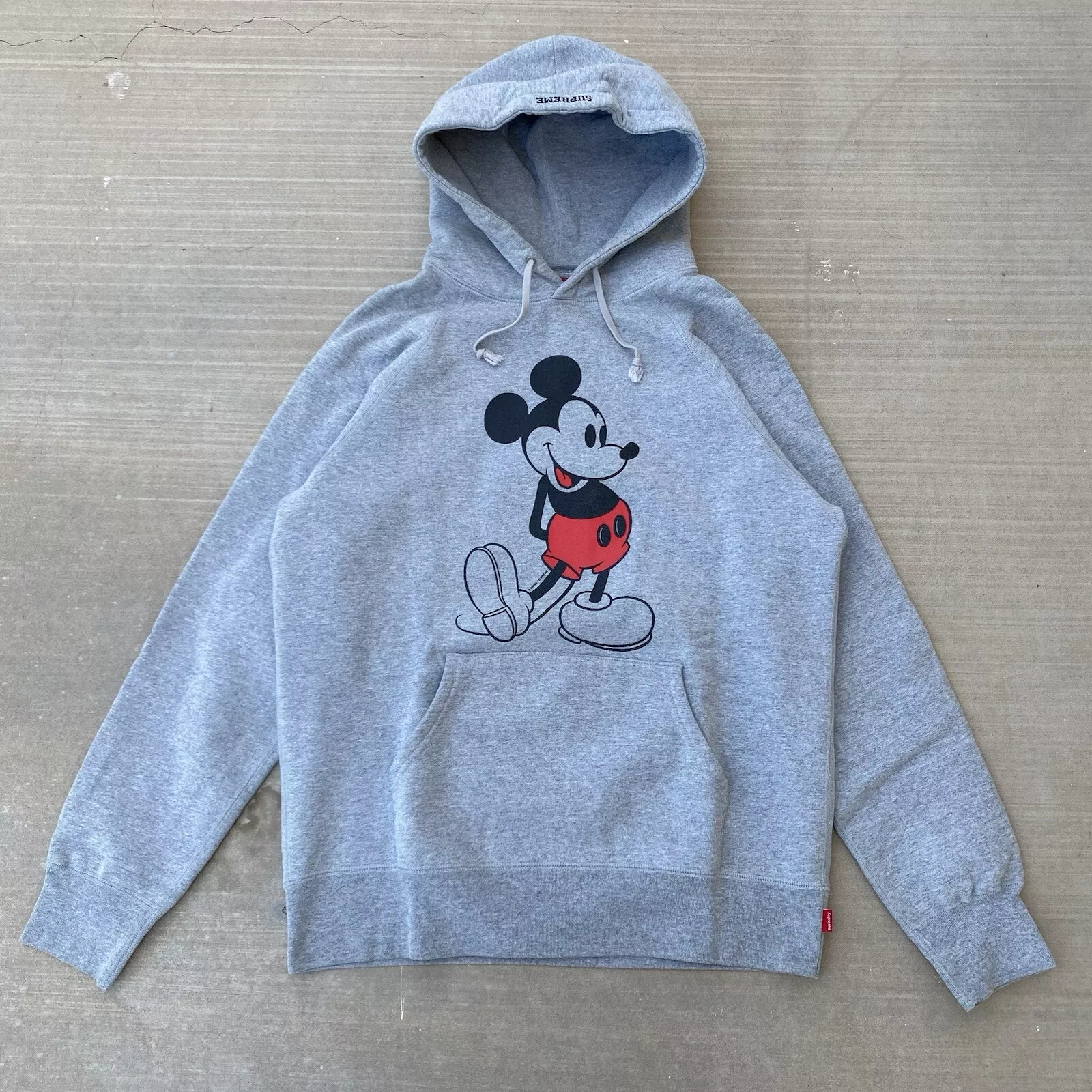 Sweat à capuche Supreme Disney Mickey Mouse gris 2009