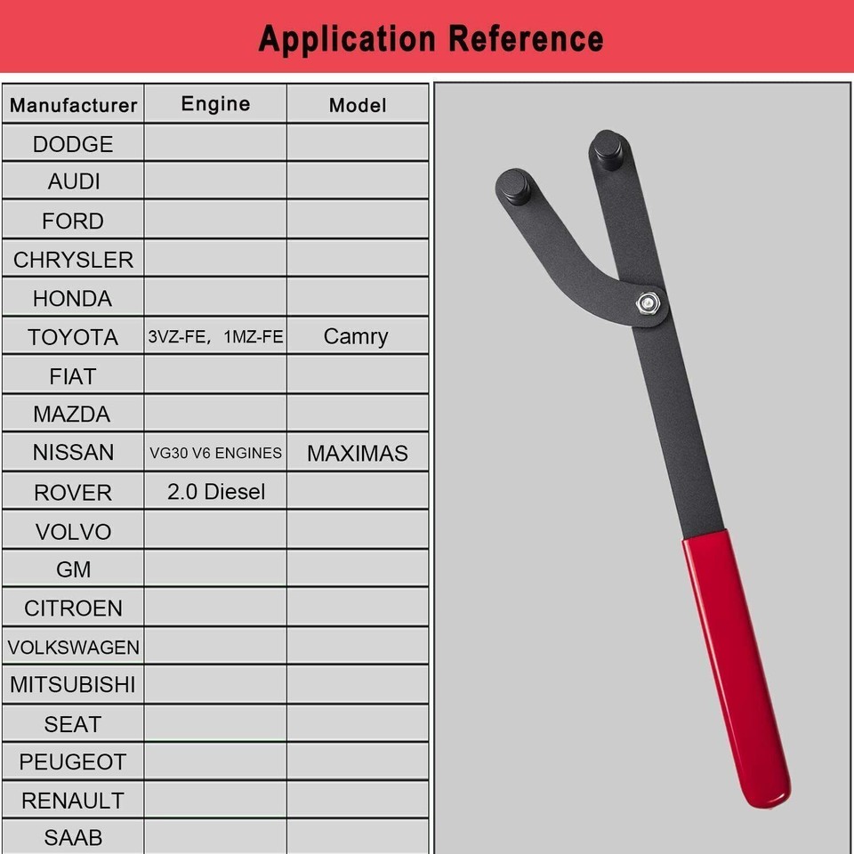 1PC Camshaft Cam Pulley Sprocket Holder Kit for Universal OHC Engine