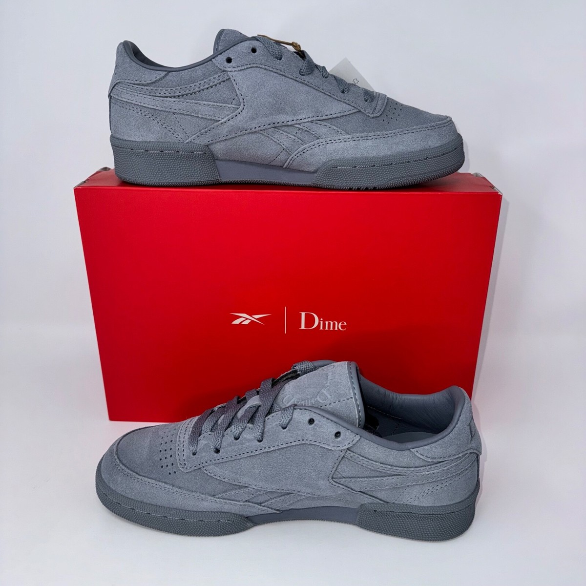 【Reebok x Dime】 Club C Revenge Asteroid Dust ★人気 Reebok Dime x Club C Revenge Men's Grey Asteroid Dust Low