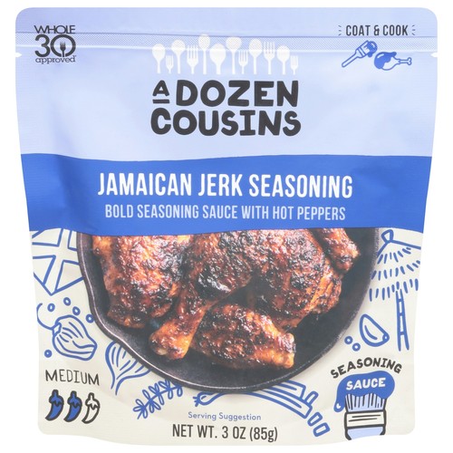 A Dozen Cousins Jamaican Jerk Seasoning - 3 Oz (Pack of 10) - 第 1/2 張圖片