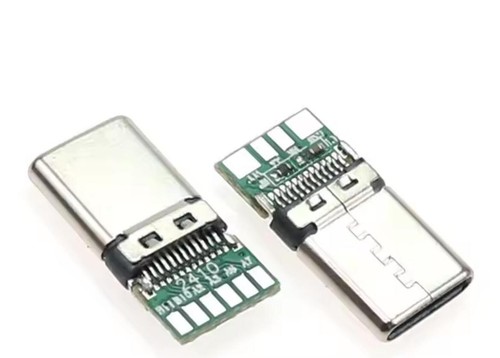 Type C USB 3.1 Connector Male Socket Plug To Solder Wire & Cable PCB Board - Afbeelding 6 van 8