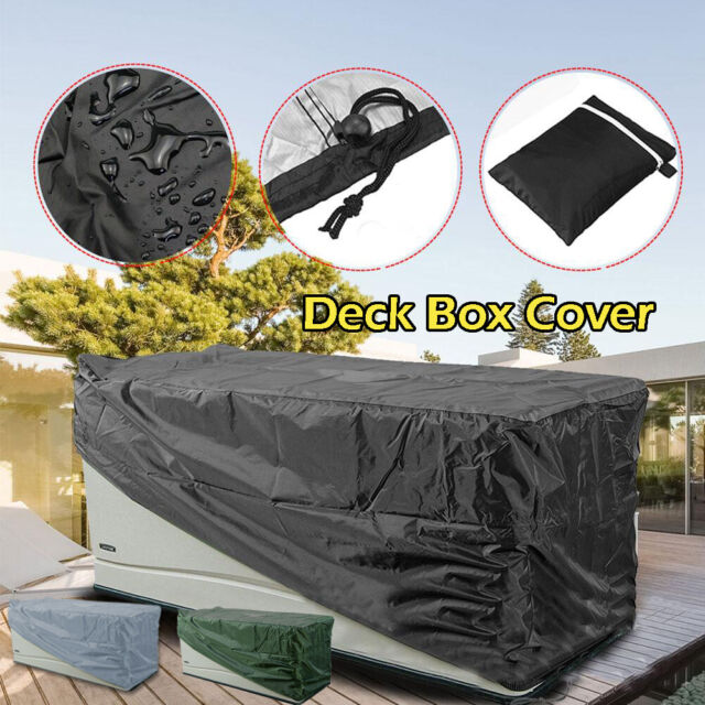 Storage Deck Box Cover Garden Protective Large Furniture Waterproof Outdoor UK