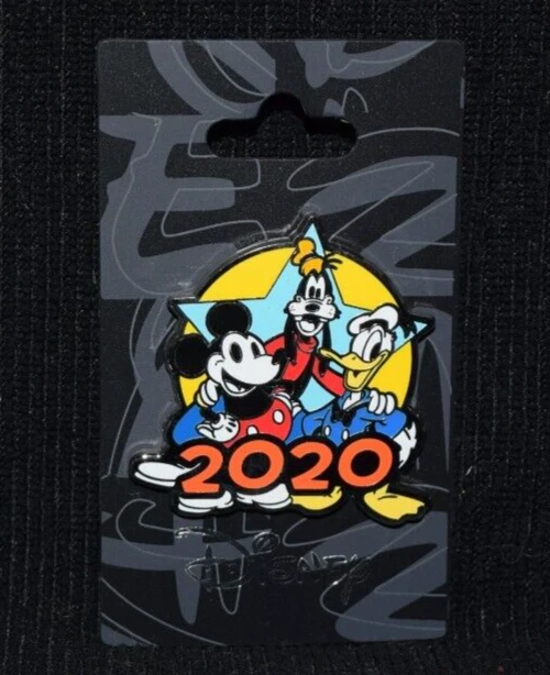 2020 MICKEY DONALD AND GOOFY DISNEY NEW HAT PIN