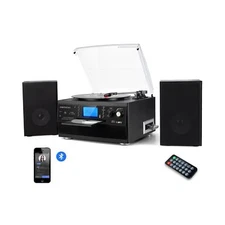 DIGITNOW Bluetooth Record Player Turntable with Stereo Speaker, LP Vinyl to M...