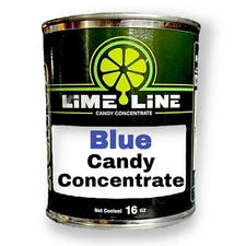 LiME LiNE Blue Transparent Candy Concentrate - 16 Oz