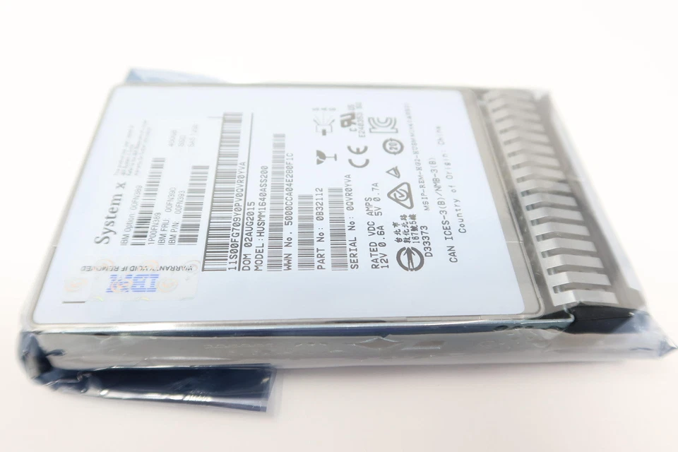 00FN390 00FN389 IBM 400GB 12G 2.5" SAS-SSD MLC G3HS Drive - Image 3 of 3