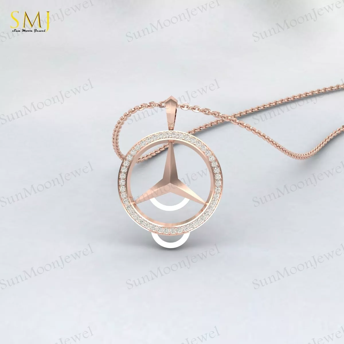 Sterling silver mercedes pendant sale