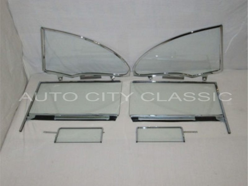 1955 1956 1957 Chevy Pontiac 2DR Hardtop Glass Vent Door
