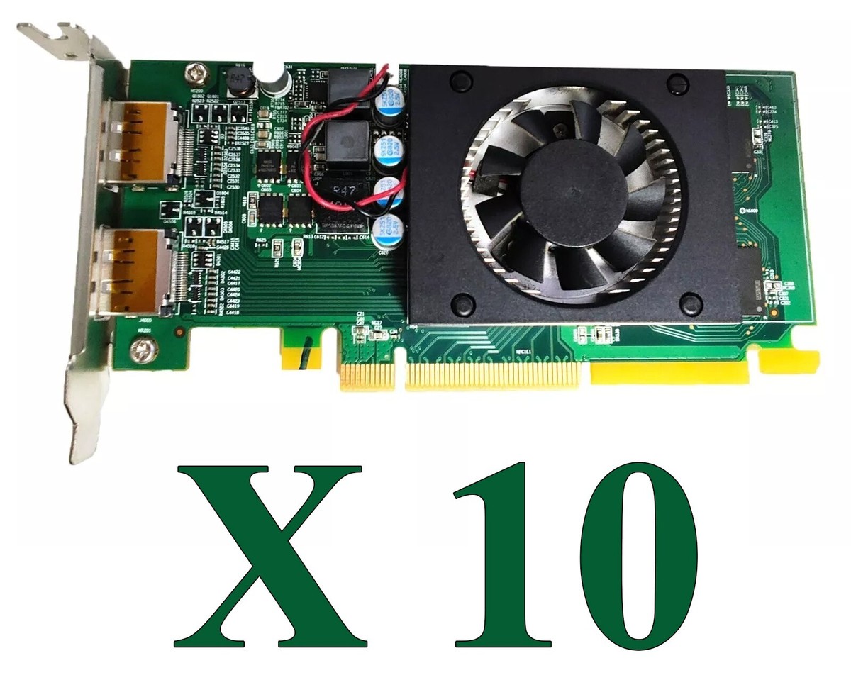 Lot of 10 Lenovo ThinkCentre Radeon R520 2GB DDR5 Graphics Video