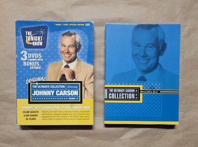 The Ultimate Collection Starring Johnny Carson: Volumes 1-3 (3 DVD Set, 2006)