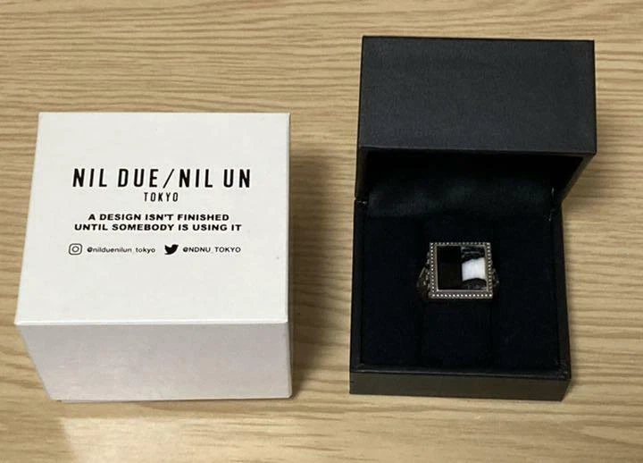 The GazettE NIL DUE/NIL UN Cult Frame Ring 15/US 8.0 Japan