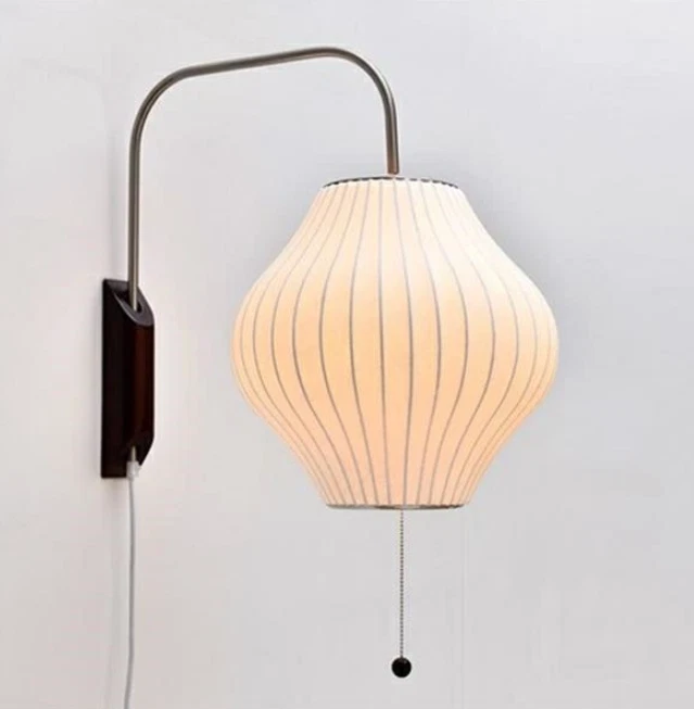 George Nelson Bubble Lamp Shade Pair Wall type Mid Century
