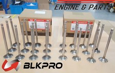 24 Intake Exhaust Valves Set For Dodge 5.9 24v Cummins Ram W Collets Jcb Case
