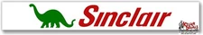 (SINC-65) 25.5"X3.5" SINCLAIR PUMP GLASS GASOLINE GAS DECAL STICKER