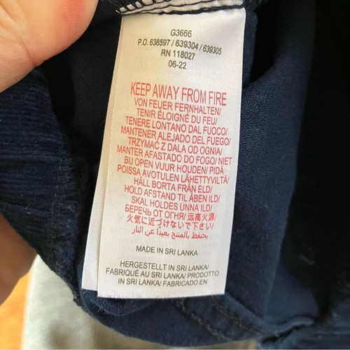 Mini Boden Navy Blue Corduroy Jeggings Leggings Pants Girls 13 - Picture 8 of 8
