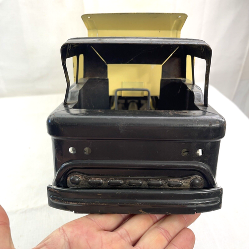 1950s MARX Hydraulic Dump Truck Powerhouse Scissors Dual Wheels Long