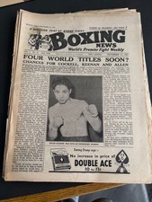Boxing News Weekly Sept 12th 1951 Peter Keenan Lloyd Barnett Billy Taylor