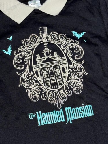 Disney Parks Haunted Mansion Glow in Dark Sweatshirt Dress Girls 7/8 NWT - Picture 3 of 5