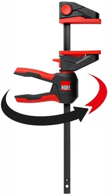BESSEY Einhandzwinge mit drehbarem Griff EZ360M 150 mm Schraubzwinge 360° Griff - Bild 1 von 4
