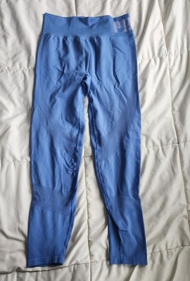 PINK Active Victoria's Secret Seamless Leggings Size L Blue
