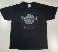 Vintage Toronto SkyDome Hard Rock Cafe T Shirt Sz M Made In USA Tourist 90s