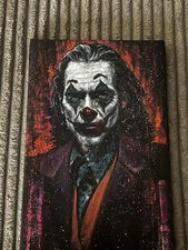 Joker 2019 Joaquin Phoenix Joker Painting Portrait. (EXTREMELY RARE) DC Comics