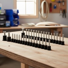 45 Pairs Neoprene Well Nuts M4 M5 M6 with Stainless Steel Screws for Marine Use