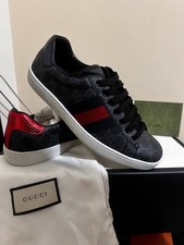 Gucci Herren Sneaker EU 40 Schwarz Monogramm ...