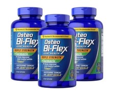 3 x Osteo Bi-Flex Triple Strength Joint Health Turmeric 220 Count Exp 2028..