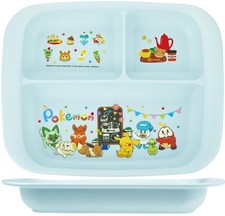 Skater baby tableware lunch plate for children plastic 470ml Pokemon XP7AG-A