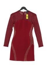 Topshop Bodycon Midi Dress UK6 in Red