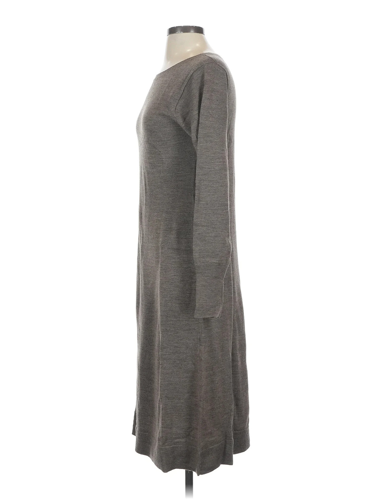 Uniqlo Women Gray Casual Dress XS thumbnail 4