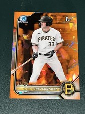 2022 Bowman Draft Chrome SAPPHIRE Tres Gonzalez ORANGE /25