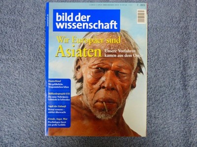 Bild der Wissenschaft 7/2015 Europäer = Asiaten Stadt  Zukunft Freude Angst Wut