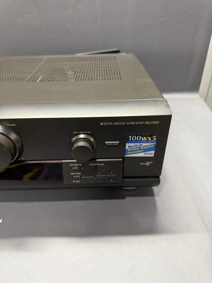 Technics SA-DX750 5.1 AV Control Receiver Amplifier Dolby Digital Hifi - TESTED - Image 3 of 4