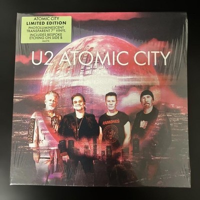 U2 Atomic City Vinyl Record  Unopened Clear 12inch Album