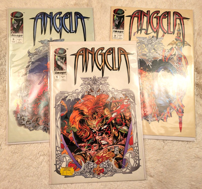 ANGELA #1-3 COMPLETE LIMITED SERIES - GREG CAPULLO ART & COVERS - IMAGE/1995
