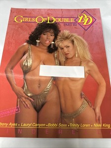 GIRLS OF DOUBLE DD PART 3 Ebony Ayes Lauryl Canyon Film Promo Ad SLICK