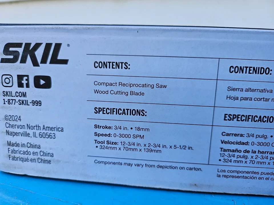 SKIL PWRCORE 12 Brushless 12v Reciprocating Saw- TOOL ONLy - NEW - Image 3 of 4