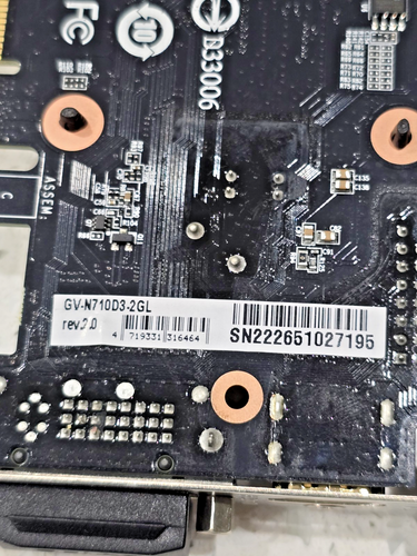 GIGABYTE 2GB RAM DDR3 SDRAM Video Graphics Cards GV-N710D3-2GL REV2.0 - Picture 10 of 14
