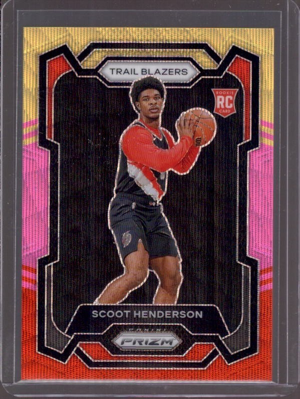 SCOOT HENDERSON 2023-24 Panini Prizm #141 Multi Wave Prizms Rookie RC #62/88
