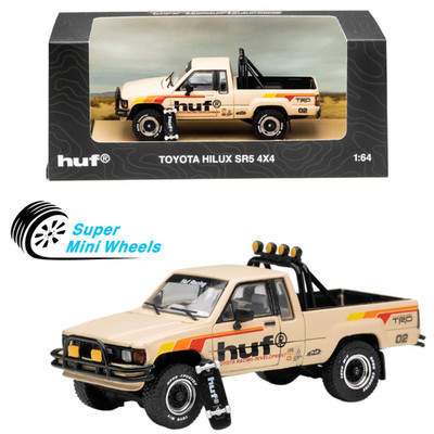 GCD 1:64 Toyota Hilux SR5 4x4 with skateboard - HUF x DiecastTalk