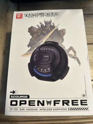 Transformers Scourge TF-T07 Open Free Ear Wireless Earphones Bluetooth NEW N Box