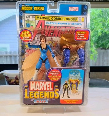 MARVEL LEGENDS  TOYBIZ SERIES 6 WASP BLUE VARIANT CUSTOM