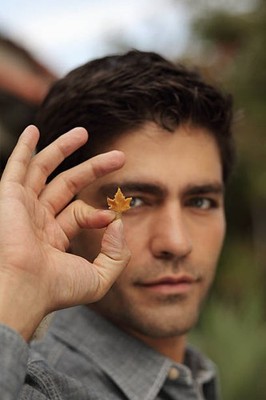 Adrian Grenier at his home Celebrity Star Performer Old Photo 3