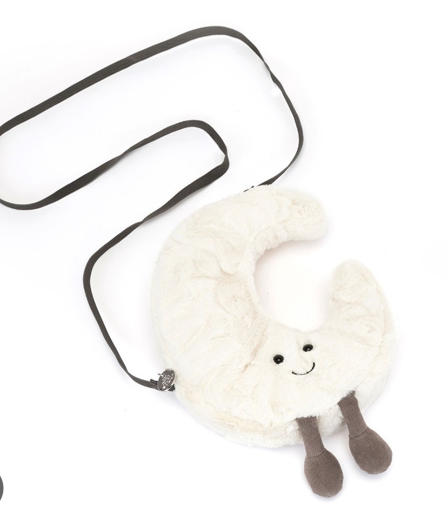 ぬいぐるみ jelly cat moon pochette NWT Jellycat Amuseable Moon Bag Plush Crossbody Purse Retired Cute