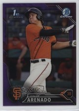 2016 Bowman Chrome Prospects Purple Refractor 112/250 Jonah Arenado #BCP240 6w8